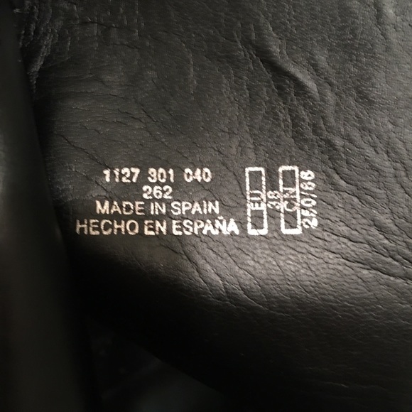 Leather High Heel Peep Toe Ankle Boot - Picture 2 of 4